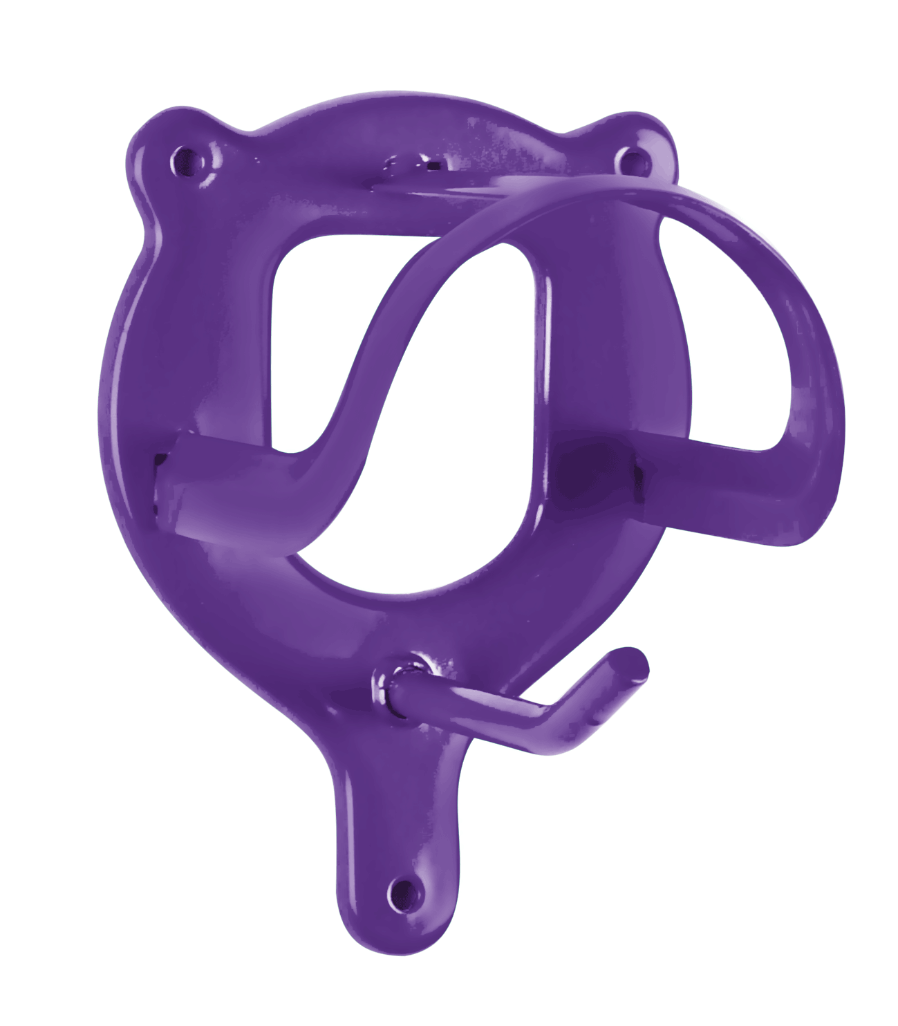 Wieszak na ogłowie metalowy fioletowy Waldhausen - Cavalo